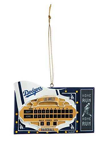 Team Sports America Polystone Los Angeles Dodgers Scoreboard Ornament