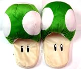 Super Mario Bro. 1-UP Green Mushroom Slipper (Rare) + Pin