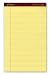 Ampad 20-034 Gold Fibre 16# Watermarked Canary Narrow Rule 50-Sheet Pads, 8-1/2 x 14, Doz.