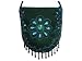 Velvet beaded handmade olive green Floral purse Bag handbag