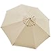 10Ft 8 Rib Umbrella Replacement Cover Canopy Patio Outdoor Market Deck Yard Top