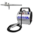 Model G34 Dual-Action Airbrushing System with TC-60 Air Compressor with Small Storage Tank