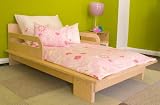 Pixel Organics Organic Toddler Bed Set in Love Lines