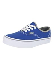 Shoes: VANS KIDS K AUTHENTIC CLASSIC BLUE FROST GARY SIZE 4