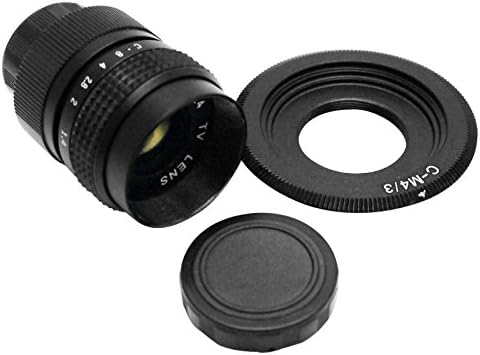 25mm F1.4 CCTV Lens + C M4/3 Mount E-M1 E-M10 E-P5 E-PL7 GX8H GX8 G7H G7K GF7K