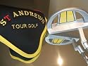 ST ANDREWS GOLF PUTTER + FREE NEOPRENE HEAD COVER