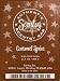 Scentsy Bar, Caramel Spice, Wickless Candle Tart Warmer Wax 2.4 Oz. 6 Squares.