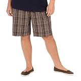 Women's Plus Size Mossimo Black: Bermuda Shorts-Ebony Plaid