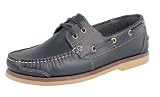 MENS LEATHER BOAT SHOE MOCCASSIN LACE UP £22.99