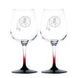 Washington Redskins 12.75-Ounce Wine Glass Set
