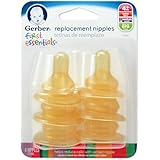 Gerber First Essential 6 Pack Latex Nipples