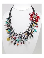 Glass Necklace In Zinc