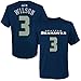 Russell Wilson Seattle Seahawks #3 NFL Youth Performance Mainliner Name & Number T-Shirt Jersey