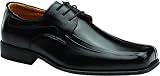 00203 Men's Leather Oxford Black