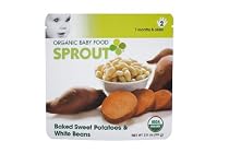 Sprout Organic Baby Food, Baked Sweet Potatoes & White Beans, Stage 2, 3.5-Ounce Pouches (Pack of 12)
From Sprout
