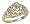 14k White Gold Edwardian Style Filigree Moissanite Ring (sz 4)