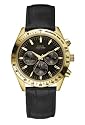 Guess Men's Leather Strap Watch
