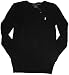 Women's Ralph Lauren Sport V-Neck Sweater Black