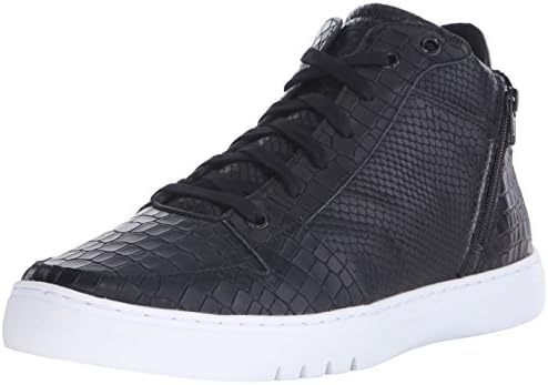Creative Recreation Men's Adonis Mid Fashion Sneaker, Black Crocodile Snake, 10.5 M US