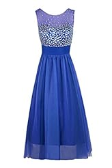 Tea Length Beaded Sheer Crystal Backless Tulle Homecoming Dress/Prom Dress 