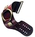 D&G brown leather cuff with gold IP ring