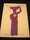 "An Indego Woman" Recycled Greeting Card (RF12) Set of 5 - Rwanda