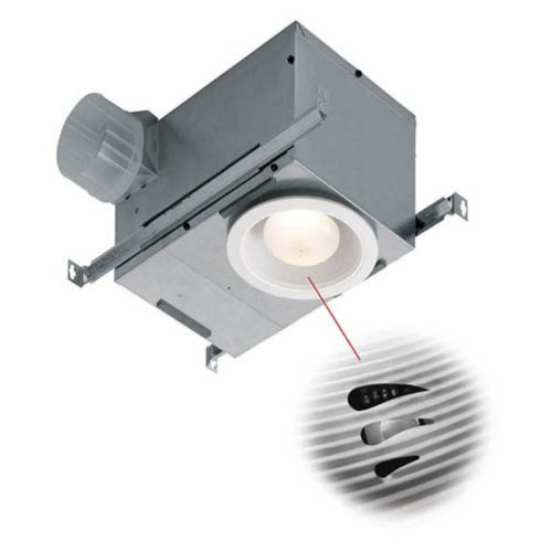 Broan-Nutone 744SFLNT Recessed Bathroom Humidity Sensing Fan / Light - ENERGY STAR