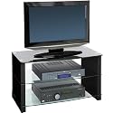 Peerless Manhattan 800 Gloss Black LCD/LED TV Stand