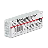 5-Inch Chalkboard Eraser, Wool Felt, 5w x 2d x 1h