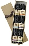 Essential Oil Basic Sampler Set 6/10ml - 100% Pure Therapeutic...