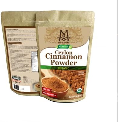 Organic Ceylon True Cinnamon Powder 8 OZ