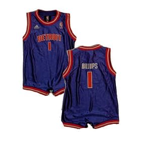 pistons jerseys chauncey billups infant bodysuit
