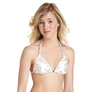 Buy Roxy Junior's Evening Glass Tiki Tri Bikini Top by Roxy