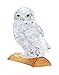 BePuzzled Original 3D Crystal Jigsaw Puzzle - Owl Animal Bird Assembly Brain Teaser, Fun Model Toy Gift Decoration for Adults & Kids Age 12 and Up, Clear, 42 Pieces (Level 1)