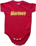 MARINES - MARINE BABY - Military Gear - Red Onesie / Baby T-shirt
