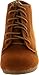 Bella Marie Brenda-11 Women's high top lace up rounded toe platform wedge suede booties