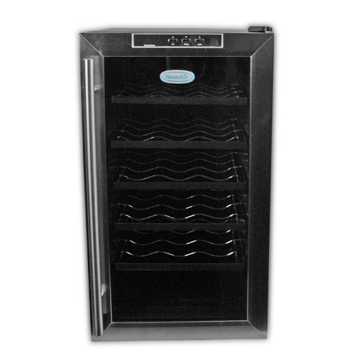 NewAir AW-181E 18 Bottle Wine Cooler With Digital Temperature Readout