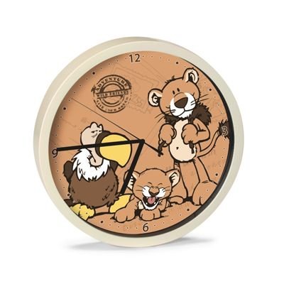 Nici 33740 - Wanduhr Geier und L&ouml;we Wild Friends Preisvergleich