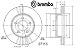 Automotive : Brembo 27113 Front Disc Brake Rotor
