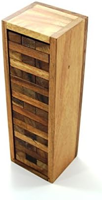 Classical Jenga Wooden Game Tumbling Tower Classic Game Giant 3D Puzzles Jigsaws Quake Game Stacking Puzzle