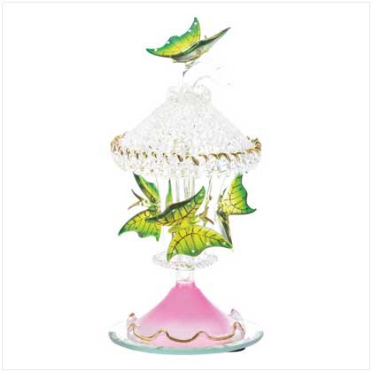 Spun Glass Butterfly Carousel 39143