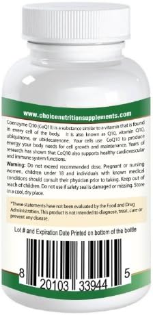 Co Q-10, Extra Strength, 200mg Bonus Value Size, 90 Capsules. Cardiovascular Antioxidant