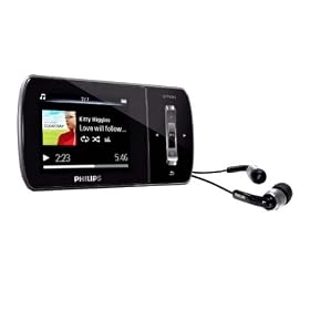 Philips - SA1ARA08K - GoGear - Baladeur num�rique 2" - mp3 / WMA - Radio FM - Vid�o - Photo - USB 2.0 - Ecouteurs Intra Auriculaires - 8 Go