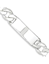Sterling Silver Curb Id Bracelet