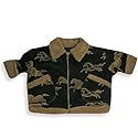 Corky & Company - Newborn/Infant Baby Boys Fleece Lined Sherpa Jacket, Black, Brown
