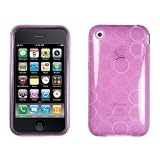 ORIGINAL iProtect APPLE Iphone 3 3GS CIRCLE Silikon H�lle Case Tasche PINK / ROSAvon "iprotect"