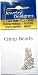 1.3mm Silver Crimp Beads, 1 Gram/Pkg