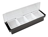 Review Paderno/World Cuisine 44103-06 / Paderno World Cuisine ABS Plastic Bar Cocktail Container with 6 Storage Compartments