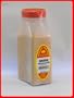 ONION GRANULATE FRESHLY PACKED IN LARGE JARS, spices, herbs, seasonings, powder