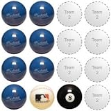 Los Angeles Dodgers 1-TEAM BILLIARDS/POOL TABLE BALL SET (9)